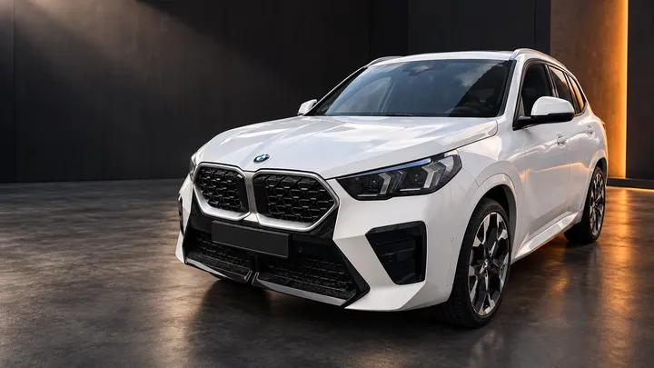 Weißer BMW SUV als Beispiel für einen Ersatzwagen